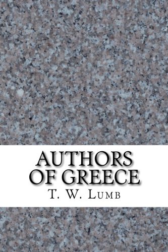 جلد کتاب Authors of Greece