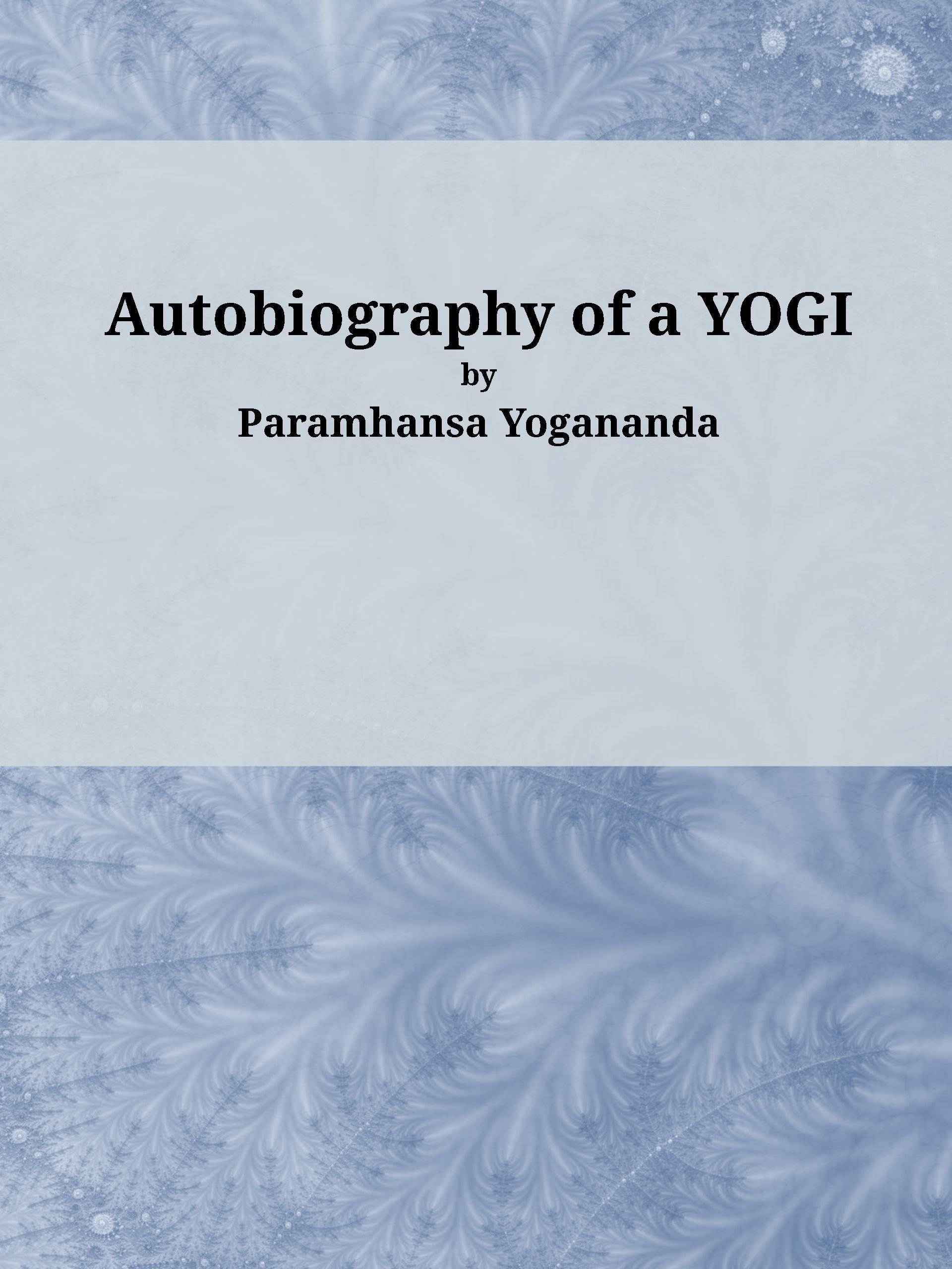 جلد کتاب Autobiography of a Yogi