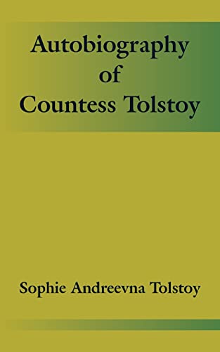 جلد کتاب Autobiography of Countess Tolstoy