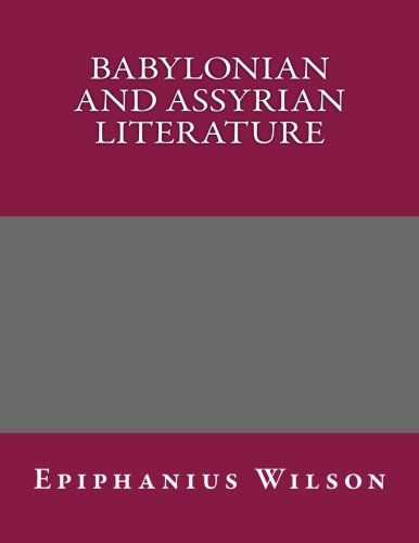 جلد کتاب Babylonian and Assyrian Literature