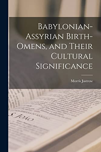 جلد کتاب Babylonian-Assyrian Birth-Omens