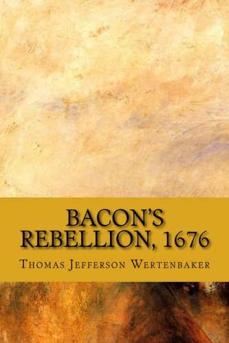 جلد کتاب Bacon's Rebellion, 1676