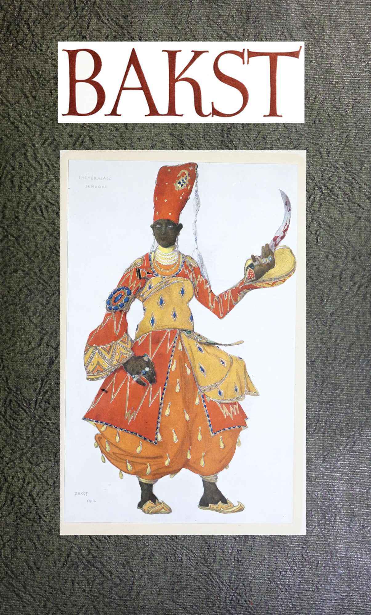 جلد کتاب Bakst