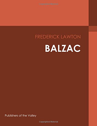 جلد کتاب Balzac