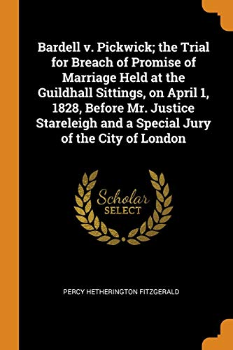 جلد کتاب Bardell v. Pickwick