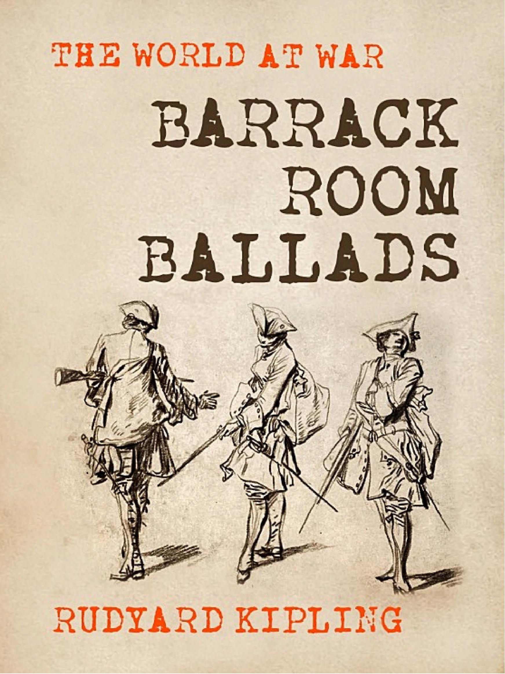 جلد کتاب Barrack-Room Ballads