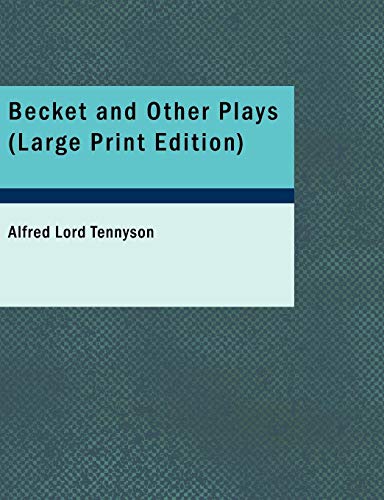 جلد کتاب Becket and other plays