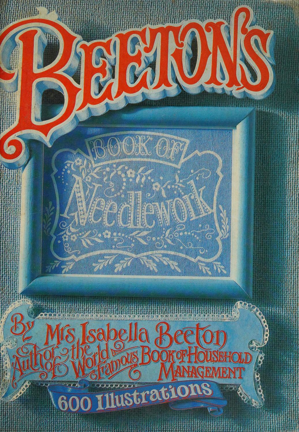 جلد کتاب Beeton's Book of Needlework