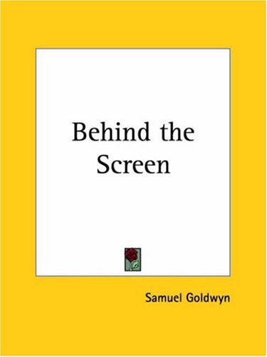 جلد کتاب Behind the Screen