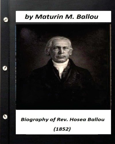 جلد کتاب Biography of Rev. Hosea Ballou