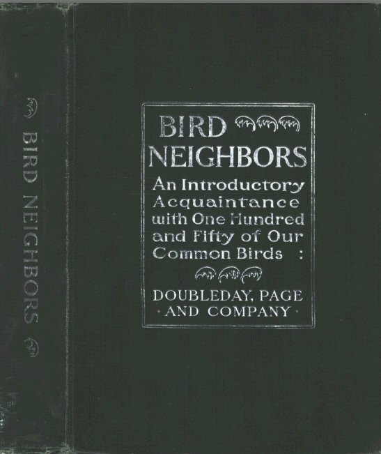 جلد کتاب Bird Neighbors