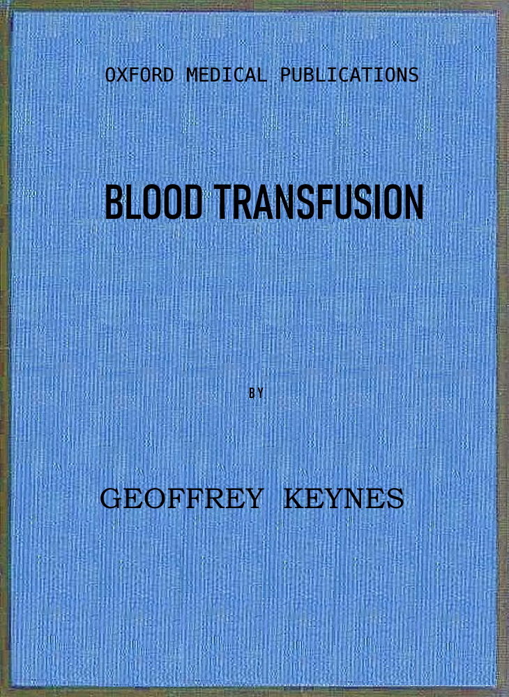 جلد کتاب Blood Transfusion
