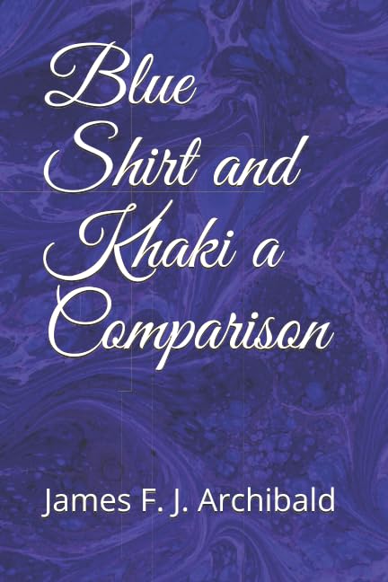 جلد کتاب Blue Shirt and Khaki