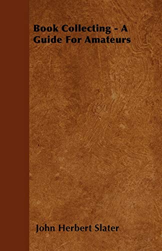 جلد کتاب Book Collecting: A Guide for Amateurs