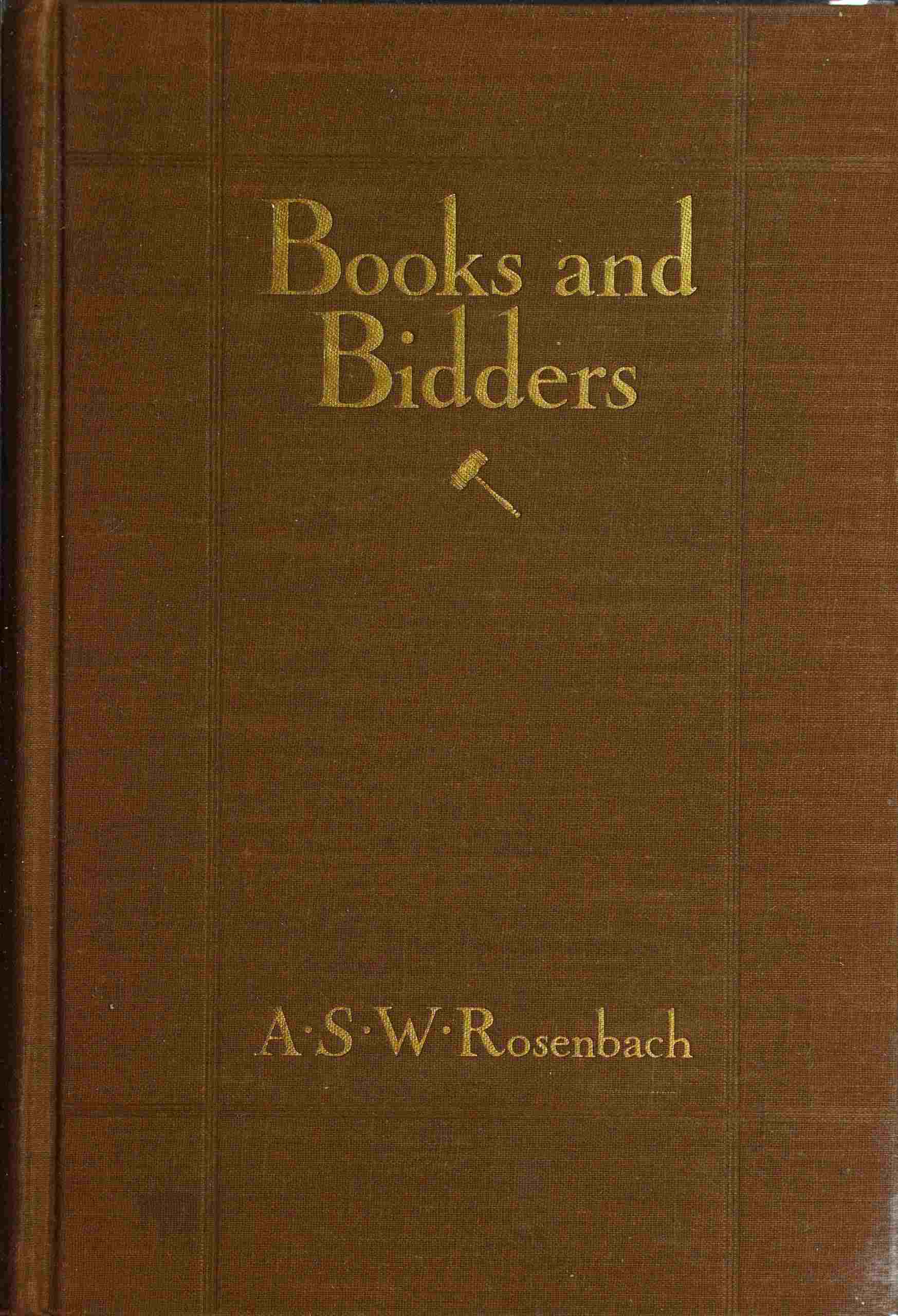 جلد کتاب Books and Bidders: The Adventures of a Bibliophile