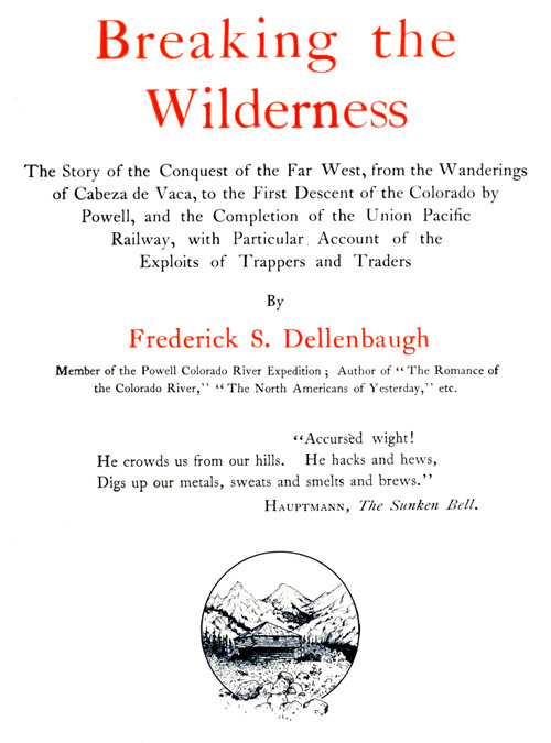 جلد کتاب Breaking the Wilderness