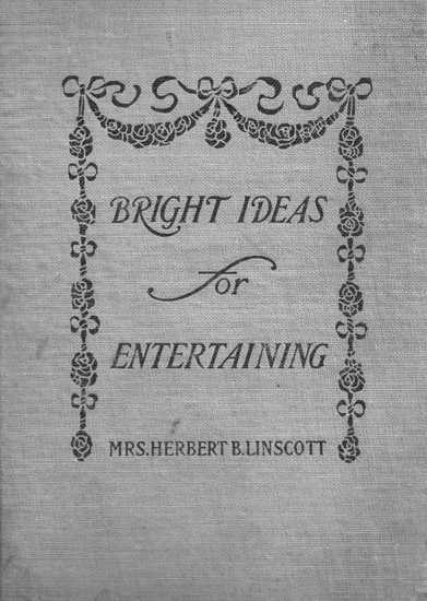 جلد کتاب Bright Ideas for Entertaining