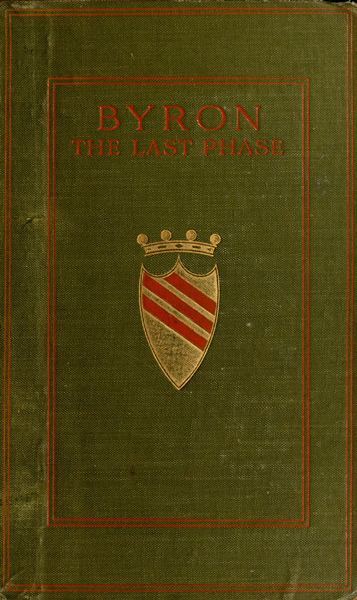 جلد کتاب Byron: The Last Phase