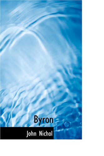 جلد کتاب Byron