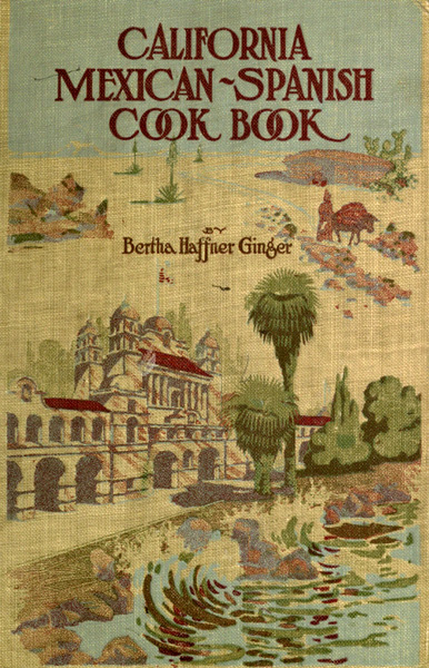 جلد کتاب California Mexican-Spanish Cook Book
