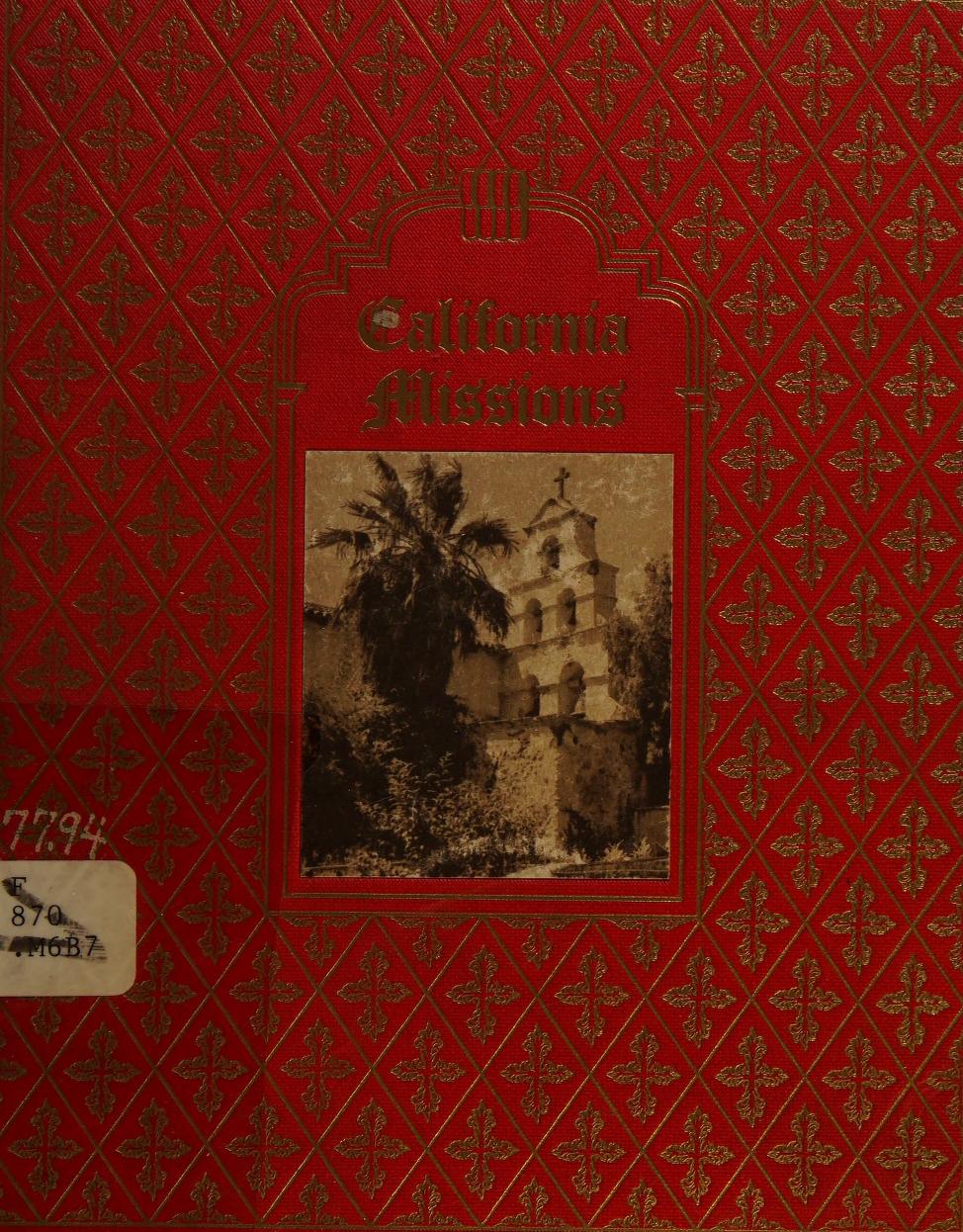 جلد کتاب California Missions