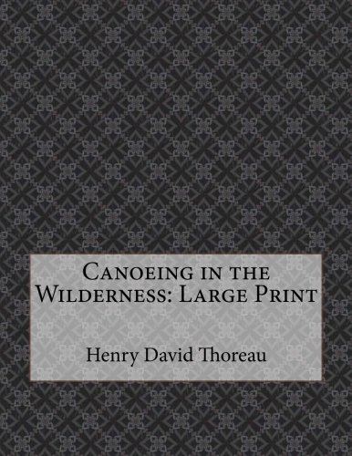 جلد کتاب Canoeing in the Wilderness