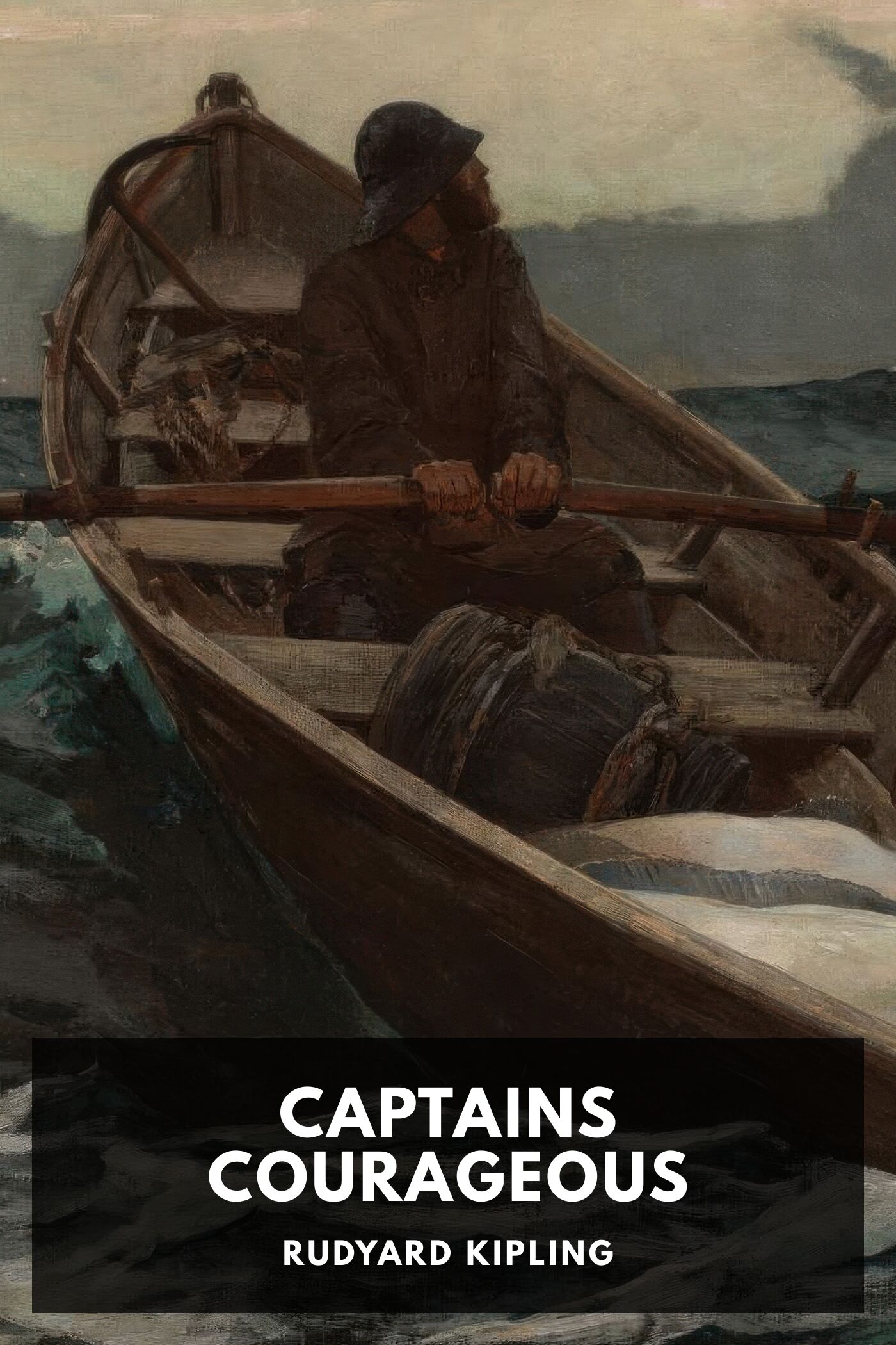 جلد کتاب Captains Courageous