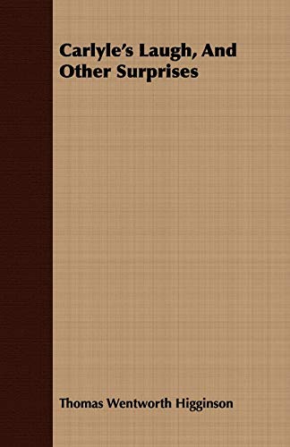 جلد کتاب Carlyle's laugh, and other surprises