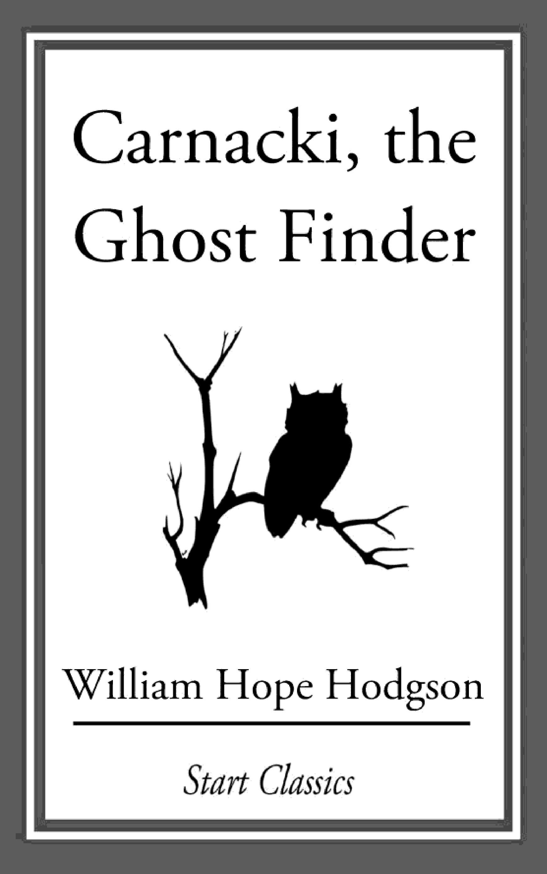 جلد کتاب Carnacki, the Ghost Finder
