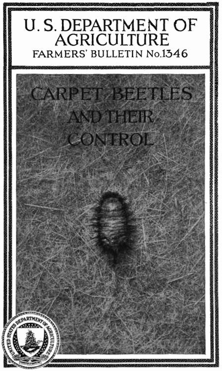 جلد کتاب Carpet Beetles and Their Control