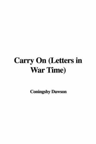 جلد کتاب Carry On: Letters in War-Time