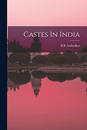 جلد کتاب Castes in India