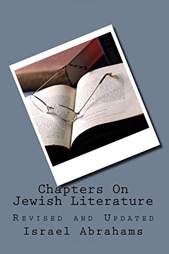 جلد کتاب Chapters on Jewish Literature