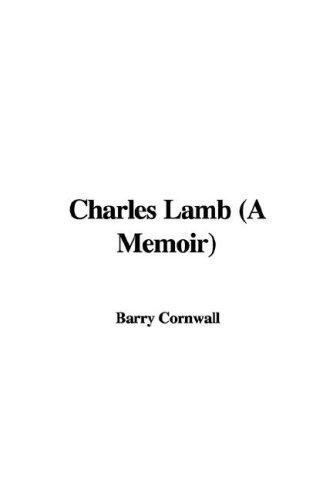 جلد کتاب Charles Lamb: A Memoir