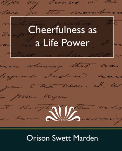 جلد کتاب Cheerfulness as a Life Power