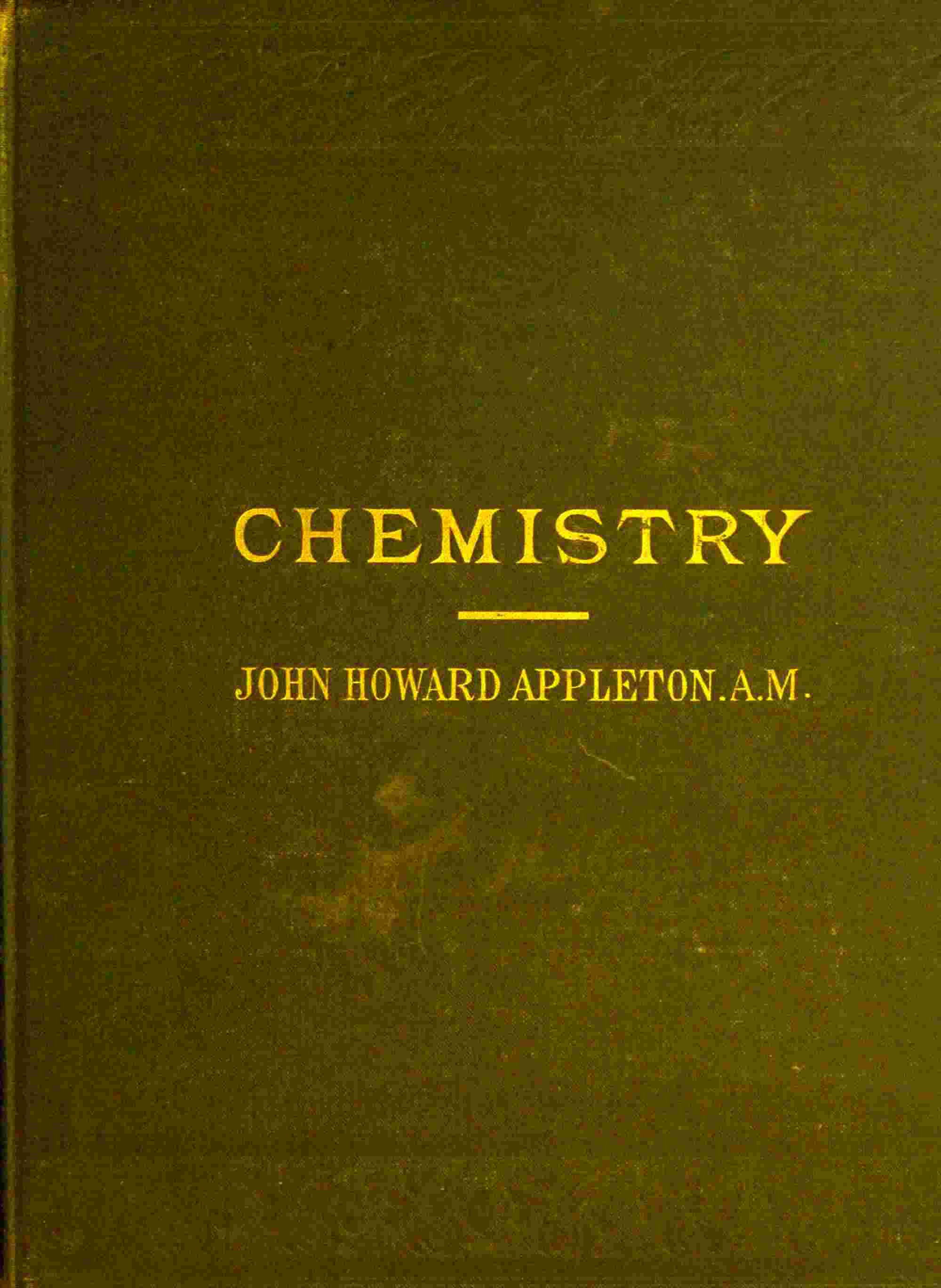 جلد کتاب Chemistry: Developed by Facts and Principles