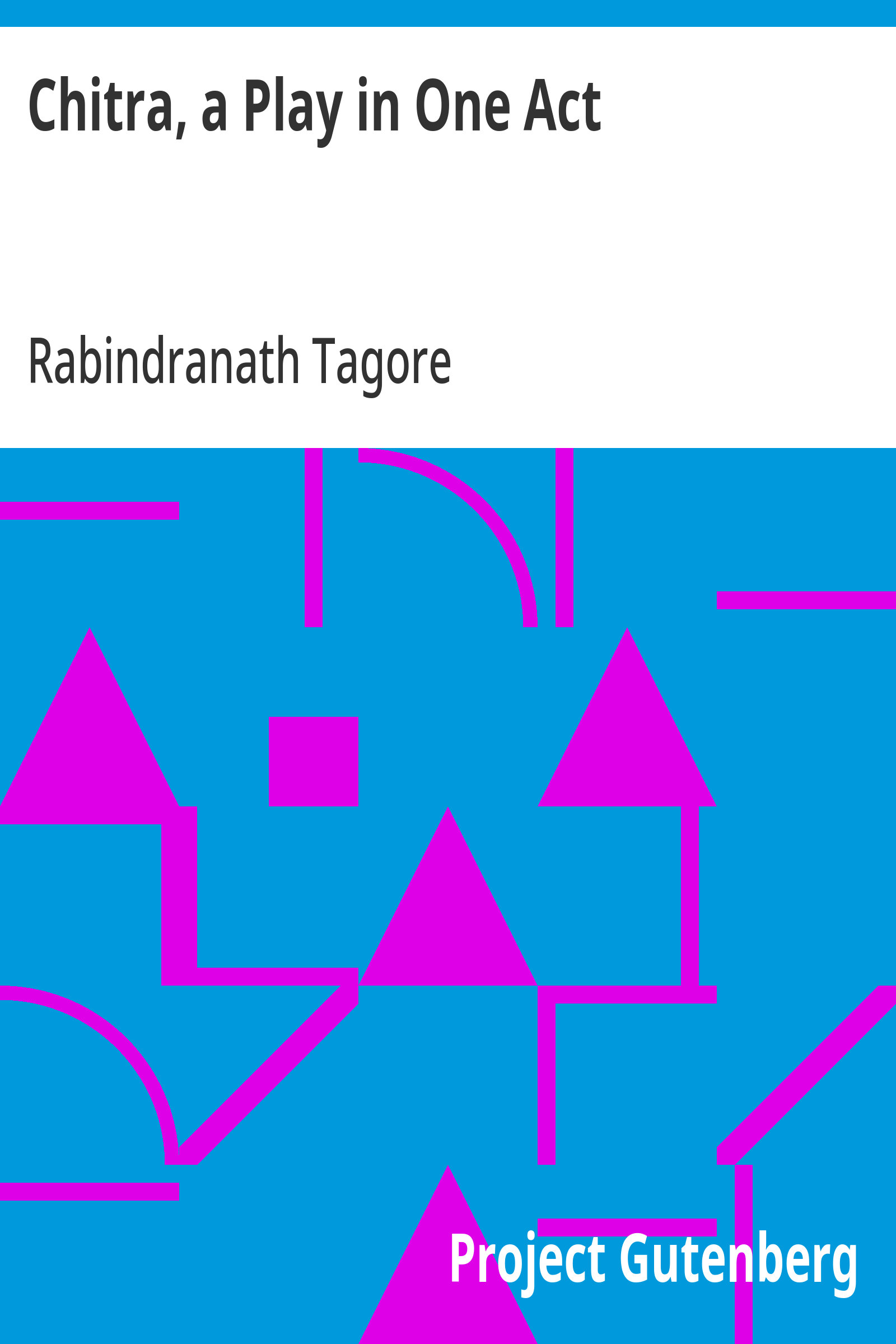 جلد کتاب Chitra, a Play in One Act
