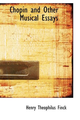 جلد کتاب Chopin and Other Musical Essays