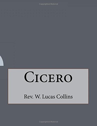 جلد کتاب Cicero