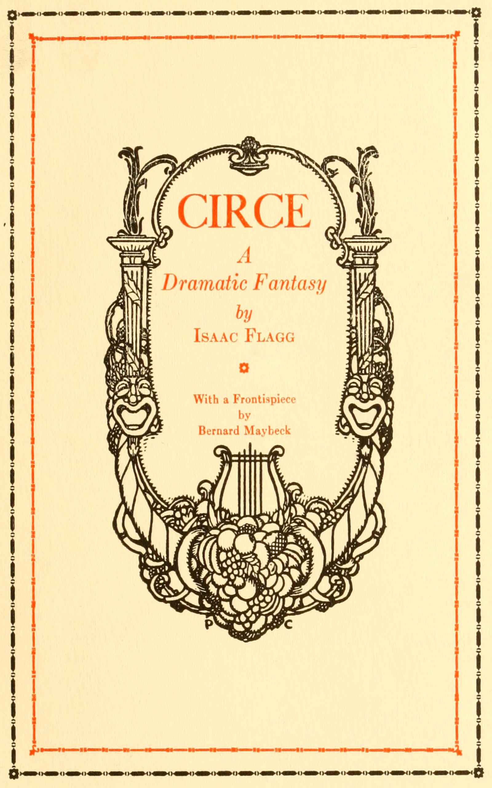جلد کتاب Circe: A Dramatic Fantasy