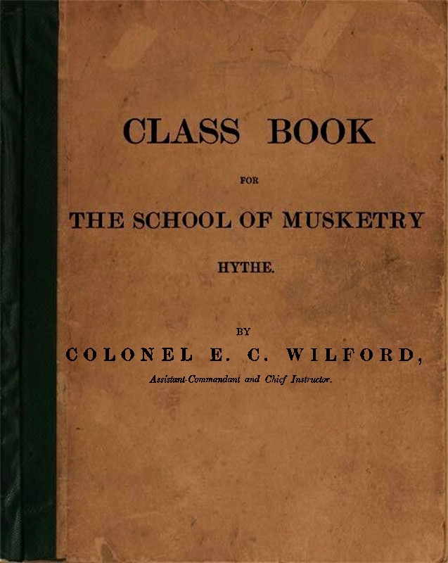 جلد کتاب Class Book for the School of Musketry, Hythe