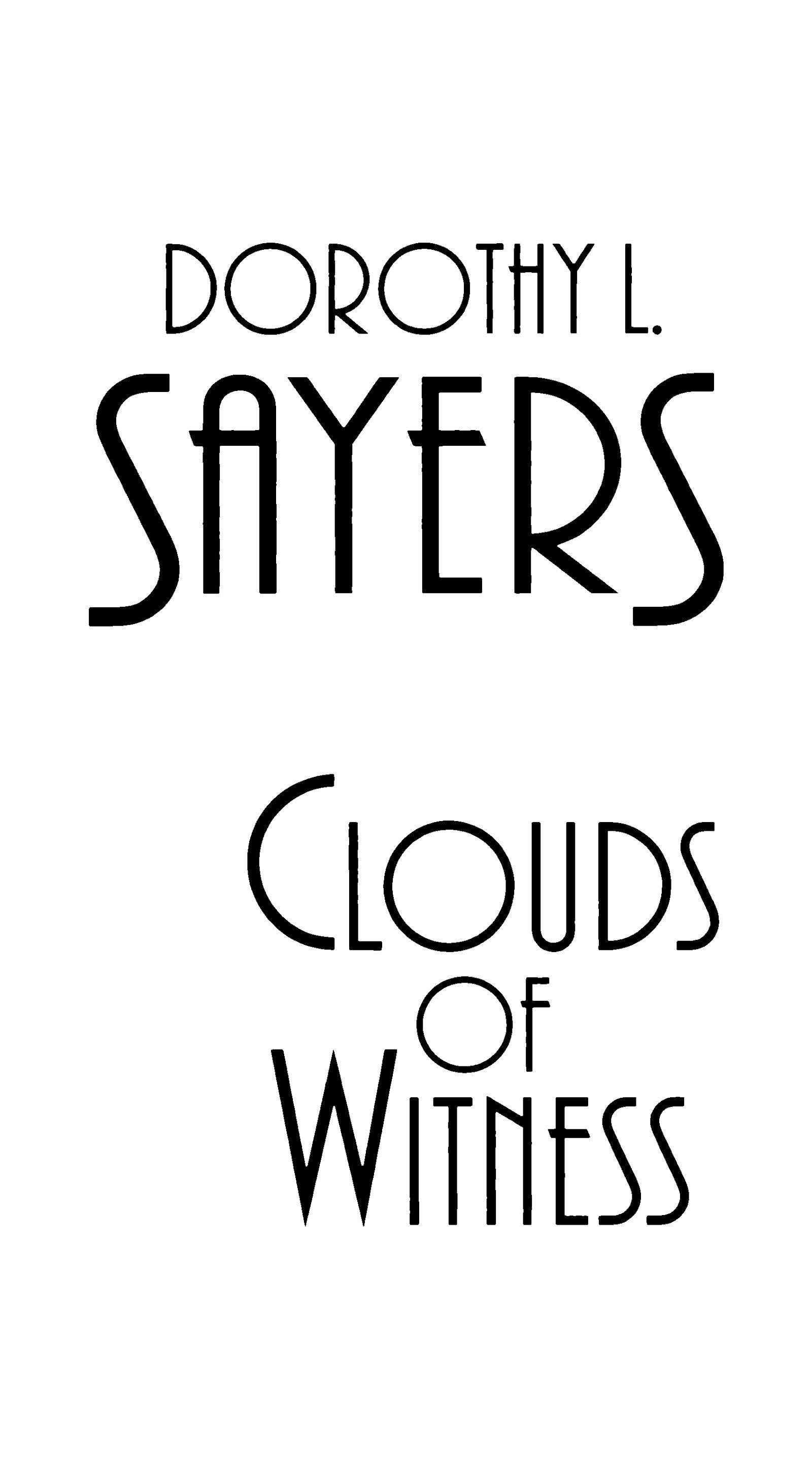 جلد کتاب Clouds of Witness