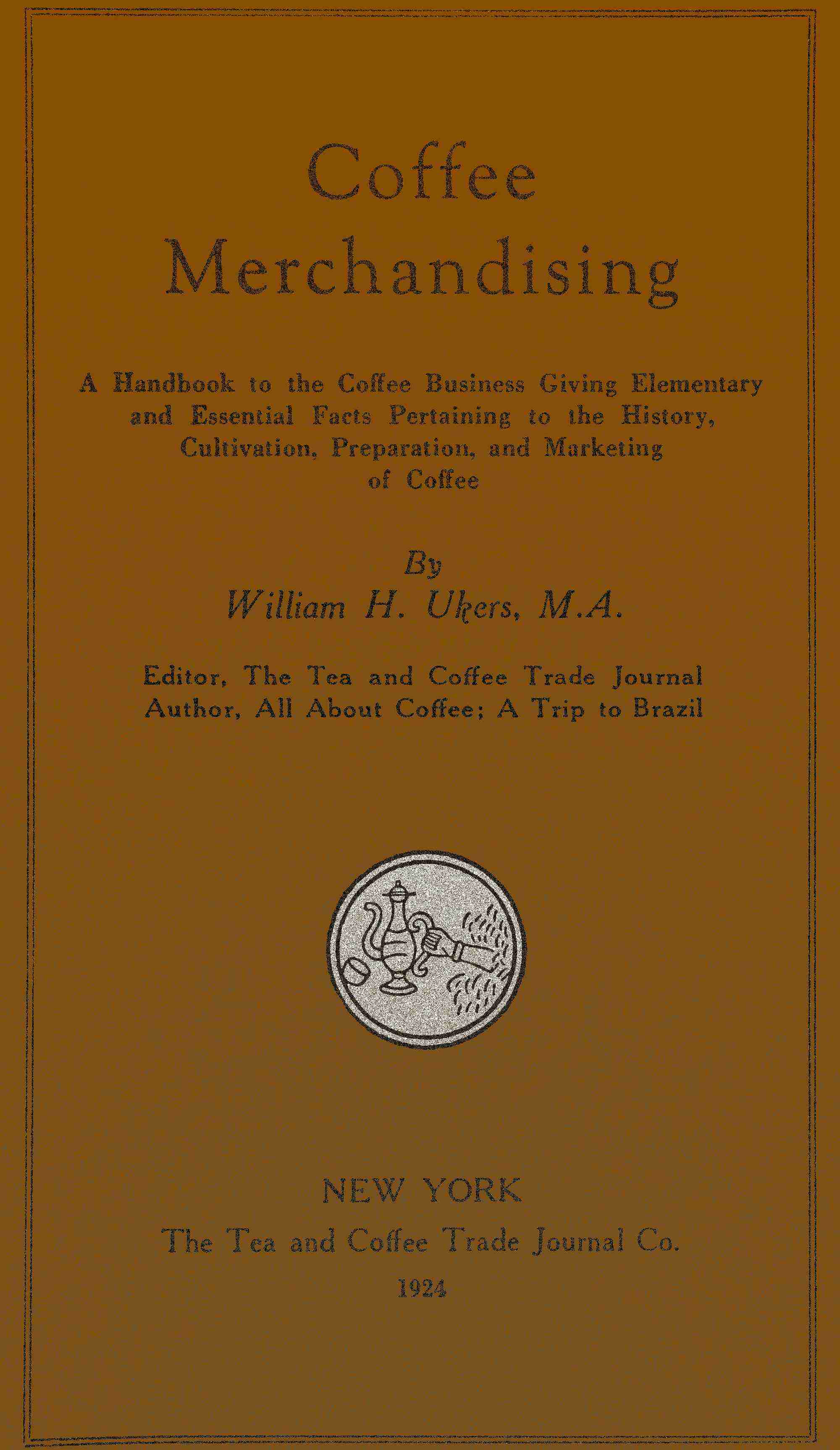 جلد کتاب Coffee Merchandising