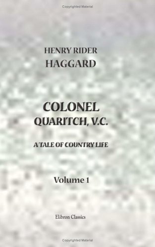 جلد کتاب Colonel Quaritch, V.C.