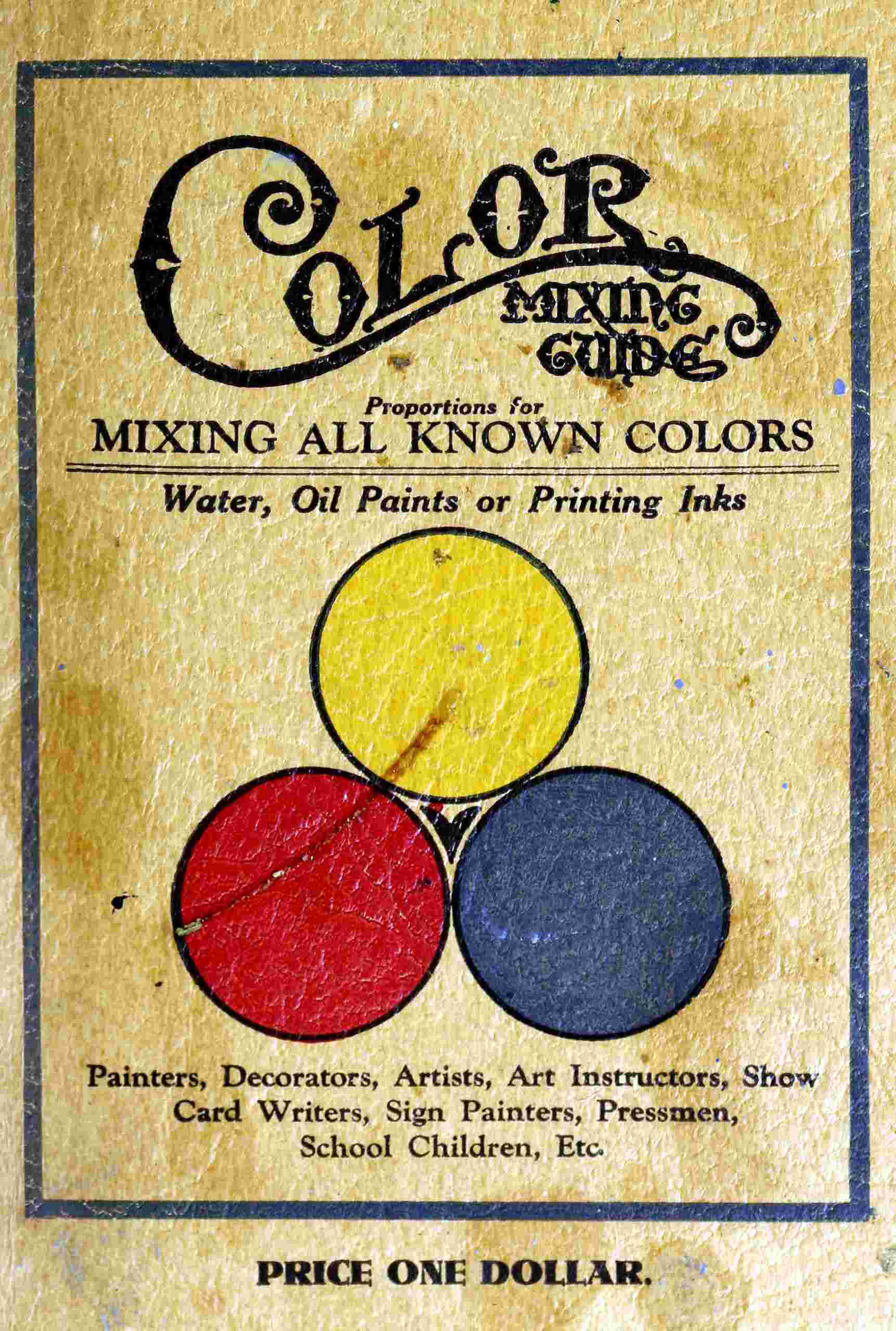 جلد کتاب Color Mixing Guide