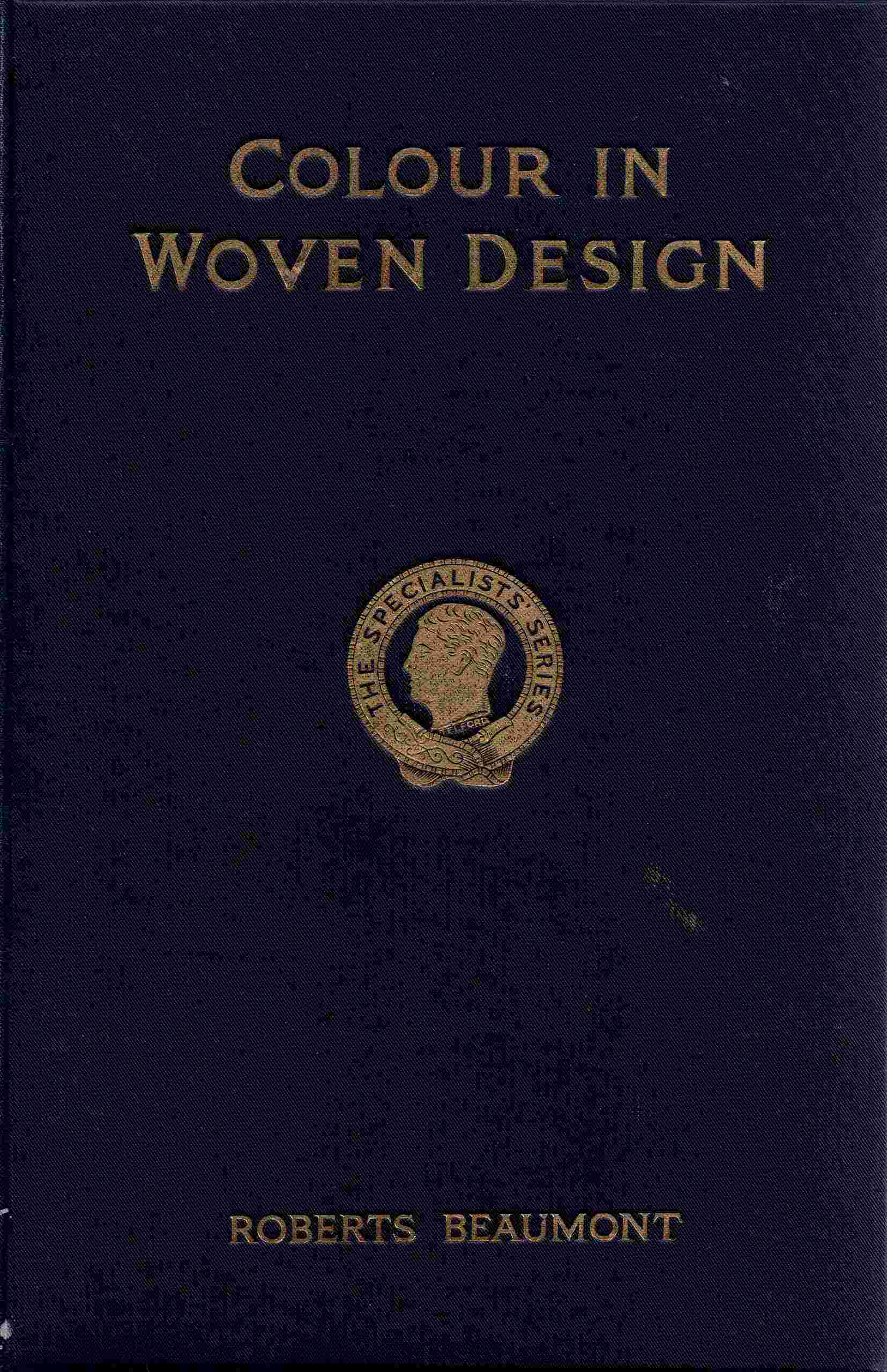 جلد کتاب Colour in woven design