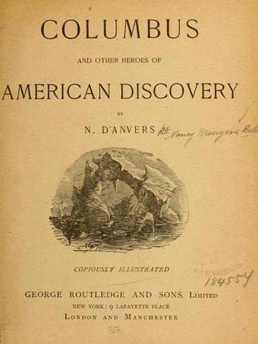 جلد کتاب Columbus and Other Heroes of American Discovery