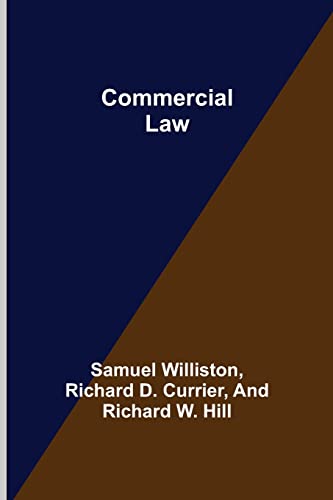 جلد کتاب Commercial Law