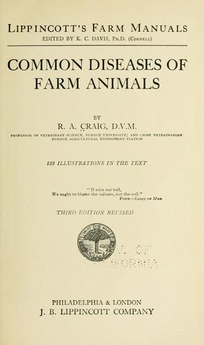 جلد کتاب Common Diseases of Farm Animals