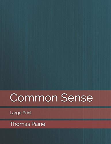 جلد کتاب Common Sense